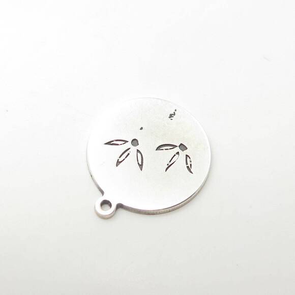 925 Sterling Silver USA Two In Town Bird's Feet Charm Pendant - Picture 6 of 8